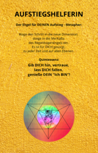 AUFSTIEGSHELFERIN - Energiekärtchen Hochformat AUFSTIEGSHELFERIN - Energiekärtchen Hochformat