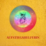 AUFSTIEGSHELFERIN - Quadrat - Gold